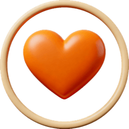 Heart icon representing empathetic, judgment-free support